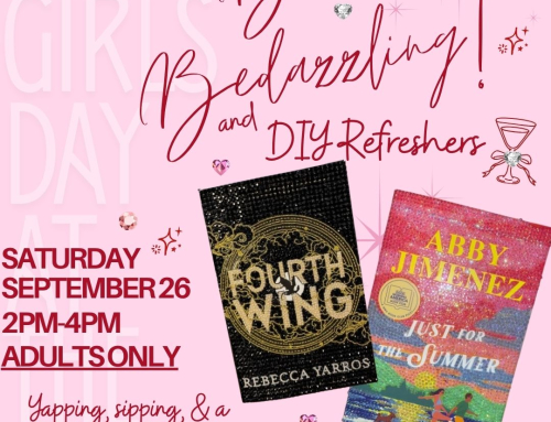 Book Bedazzling and DIY Refreshers!